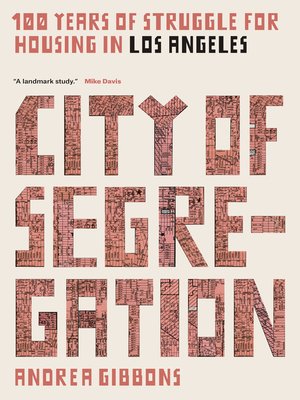 cover image of City of Segregation